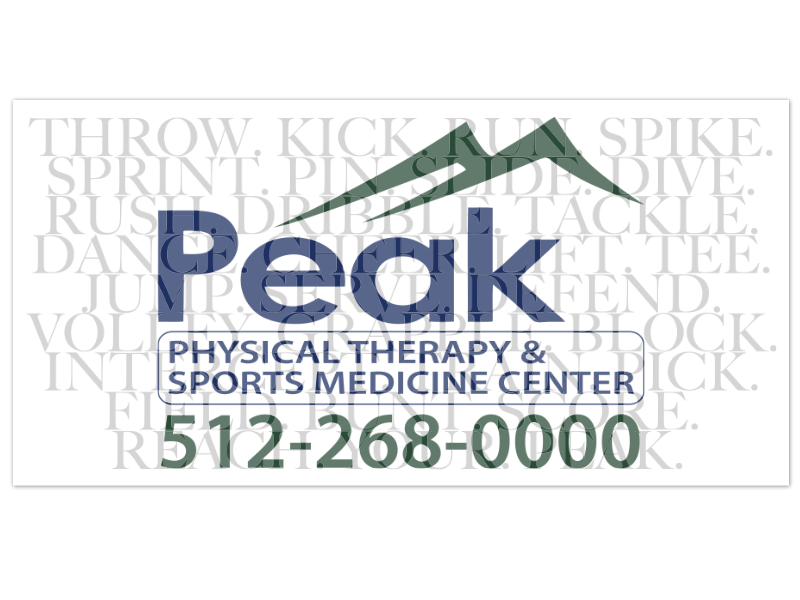 Peak Physical Therapy Billboard Design by JTKreative